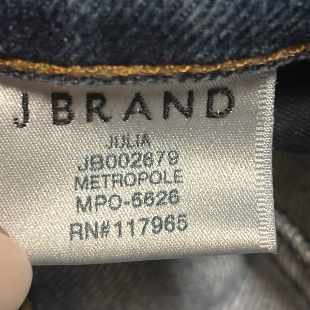 J Brand Julia Bootcut Jeans Women’s Size 25 Metropole High Rise Boot Cut USA - Picture 3 of 7